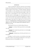 Giải pháp nâng cao khả năng cạnh tranh của các doanh nghiệp vừa và nhỏ ở Việt Nam trong quá trình hội nhập kinh tế quốc tế 