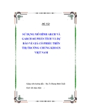  Sử dụng mô hình ARCH và GARCH để phân tích và dự báo về giá cổ phiếu trên thị trường chứng khoán