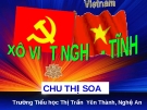 Giáo án điện tử tiểu học môn lịch sử: Xô Viết Nghệ Tĩnh