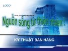 Bài thảo luận về kỹ thuật bán hàng