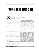 Báo cáo nghiên cứu khoa học " Trung Quốc năm 2006 " 