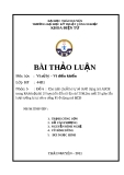 Bài thảo luận môn "vi xử lý-vi điều khiển"