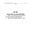  Bài tậphướng dẫn sử dụng SAP2000