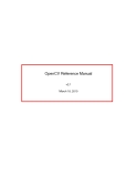 OpenCV Reference Manual v2.1