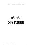 Bài tập Sap2000