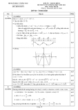 ĐỀ THI VÀ ĐÁP ÁN TOÁN KHỐI B ĐH - CĐ 2011