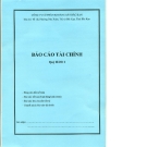 Báo cáo tài chính tại công ty cổ phần khoáng sản Bắc Cạn_Quý II/2011