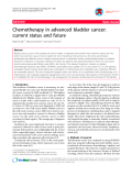 Báo cáo y học: "Chemotherapy in advanced bladder cancer: current status and future"