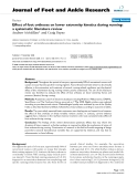 Báo cáo y học: " Effect of foot orthoses on lower extremity kinetics during running: a systematic literature revie"