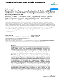 Báo cáo y học: "Protocol for the Foot in Juvenile Idiopathic Arthritis trial (FiJIA): a randomised controlled trial of an integrated foot care programme for foot problems in JIA"