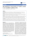 Báo cáo y học: "Microbiological contamination of cubicle curtains in an out-patient podiatry clinic"