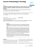 báo cáo khoa học: "Ganoderma lucidum polysaccharides can induce human monocytic leukemia cells into dendritic cells with immuno-stimulatory function"