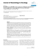 báo cáo khoa học: "R-CHOP versus R-CVP in the treatment of follicular lymphoma: a meta-analysis and critical appraisal of current literature"