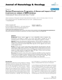 báo cáo khoa học: "Skeletal Plasmacytoma: Progression of disease and impact of local treatment; an analysis of SEER database"