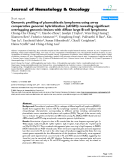 báo cáo khoa học: "Genomic profiling of plasmablastic lymphoma using array comparative genomic hybridization (aCGH): revealing significant overlapping genomic lesions with diffuse large B-cell lymphoma"