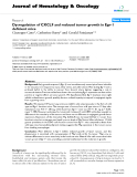 báo cáo khoa học: "Dysregulation of CXCL9 and reduced tumor growth in Egr-1 deficient mice"