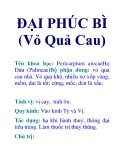 ĐẠI PHÚC BÌ (Vỏ Quả Cau)