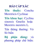 HẢI CÁP XÁC 