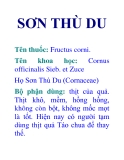 SƠN THÙ DU