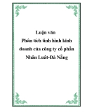 Luận văn - Phân tích tình hình kinh doanh của công ty cổ phần Nhân Luât-Đà Nẵng