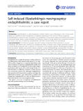 Báo cáo khoa học: "  Self-induced Elizabethkingia meningoseptica endophthalmitis: a case report"