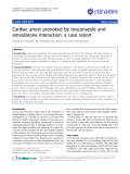 Báo cáo y học: "Cardiac arrest provoked by itraconazole and amiodarone interaction: a case report"