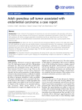 Báo cáo y học: " Adult granulosa cell tumor associated with endometrial carcinoma: a case report"