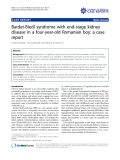 báo cáo khoa học: "Bardet-Biedl syndrome with end-stage kidney disease in a four-year-old Romanian boy: a case report"