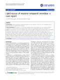 báo cáo khoa học: "Lipid rescue of massive verapamil overdose: a case report"