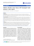 Báo cáo y học: "Inferior alveolar nerve injury with laryngeal mask airway: a case report"