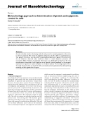 báo cáo khoa học: "Biotechnology approach to determination of genetic and epigenetic control in cells"