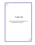 Đề tài: “Đẩy mạnh tiêu thụ hàng hoá tại CTTMTH tỉnh Nam Định ”