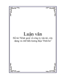 Đề tài:"Khái quát về công ty vận tải, xây dựng và chế biến lương thực Vĩnh hà"