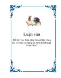 Đề tài:"Các biện pháp hoàn thiện công tác tổ chức lao động tại Bưu điện huyện Tuần Giáo"