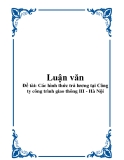 Đề tài: Các hình thức trả lương tại Công ty công trình giao thông III - Hà Nội