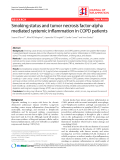 Báo cáo y học: "Smoking status and tumor necrosis factor-alpha mediated systemic inflammation in COPD patients"