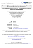 Báo cáo y học: "Cytokine & chemokine response in the lungs, pleural fluid and serum in thoracic surgery using one-lung ventilatio"