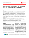 Báo cáo y học: "Novel anti-inflammatory role of SLPI in adipose tissue and its regulation by high fat diet"