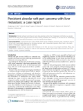 Báo cáo y học: " Persistent alveolar soft-part sarcoma with liver metastasis: a case report"