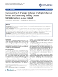 Báo cáo y học: " Cyclosporine-A therapy-induced multiple bilateral breast and accessory axillary breast fibroadenomas: a case report"