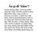 Ăn gì để 'khỏe'?