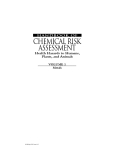 THE HANDBOOK OF CHEMICAL RISK ASSESSMENT Health Hazards to Humans, Plants, and Animals - PART 1