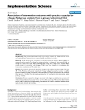 Association of intervention outcomes with practice capacity for change: Subgroup analysis from a group randomized trial