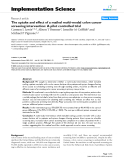 The uptake and effect of a mailed multi-modal colon cancer screening intervention: A pilot controlled trial