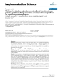 Báo cáo y học: "Clinicians' evaluations of, endorsements of, and intentions to use practice guidelines change over time: a retrospective analysis from an organized guideline program"