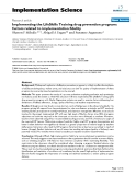 báo cáo khoa học: " Implementing the LifeSkills Training drug prevention program: factors related to implementation fidelity"