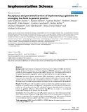 báo cáo khoa học: "  Acceptance and perceived barriers of implementing a guideline for managing low back in general practice"