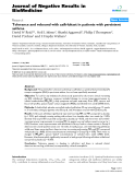 Báo cáo khoa hoc:"  Tolerance and rebound with zafirlukast in patients with persistent asthma"