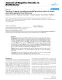 Báo cáo khoa hoc:"  Variation in genes encoding eosinophil granule proteins in atopic dermatitis patients from Germany"