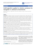 Báo cáo khoa hoc:"   SLAM algorithm applied to robotics assistance for navigation in unknown environments"